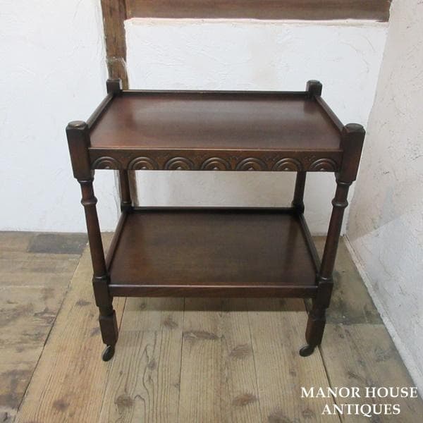 訳あり イギリス アンティーク 家具 キッチンワゴン トロリー 英国 6892d