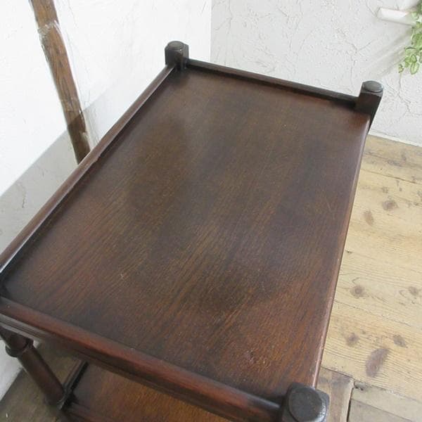 訳あり イギリス アンティーク 家具 キッチンワゴン トロリー 英国 6892d