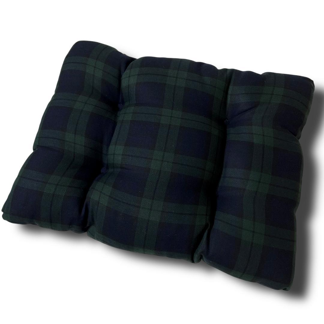 定価46,200円税込 パーリーゲイツ チェック柄 ペット用品 クッションベッド