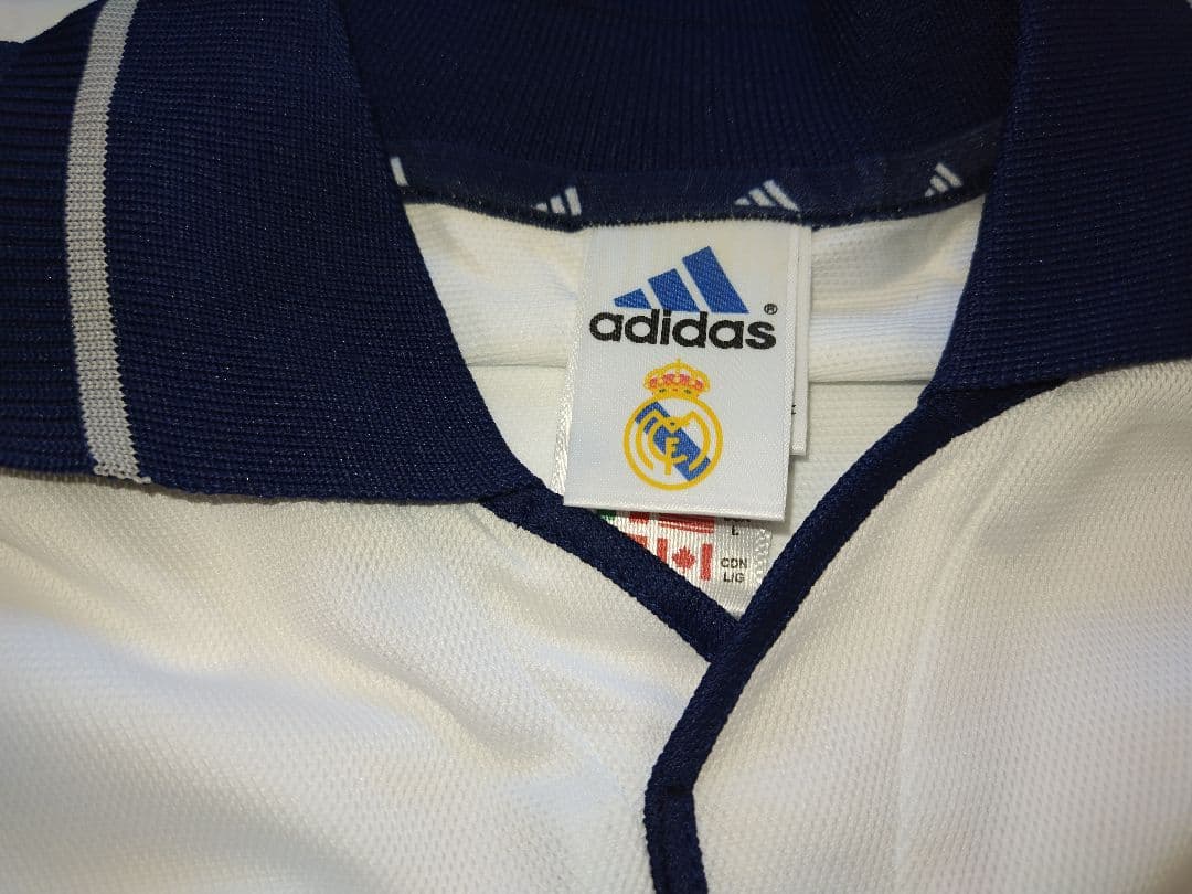 adidas レアル・マドリード 2000年 ホーム長袖 Lサイズ 未使用品
