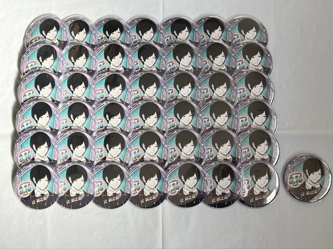 ワールドトリガー 辻新之助 バースデイ 缶バッジ 43個