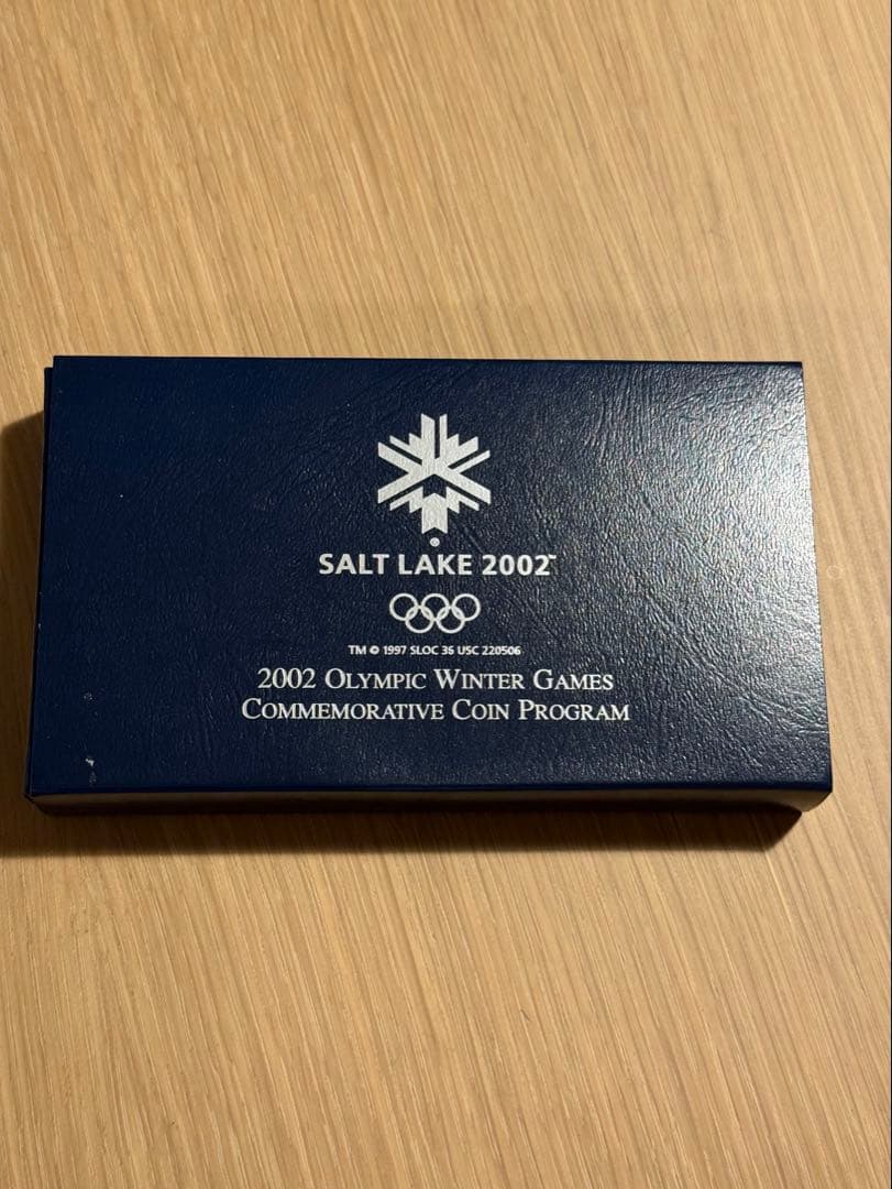 2002 ソルトレイク冬季五輪 記念銀貨 1ドル プルーフ