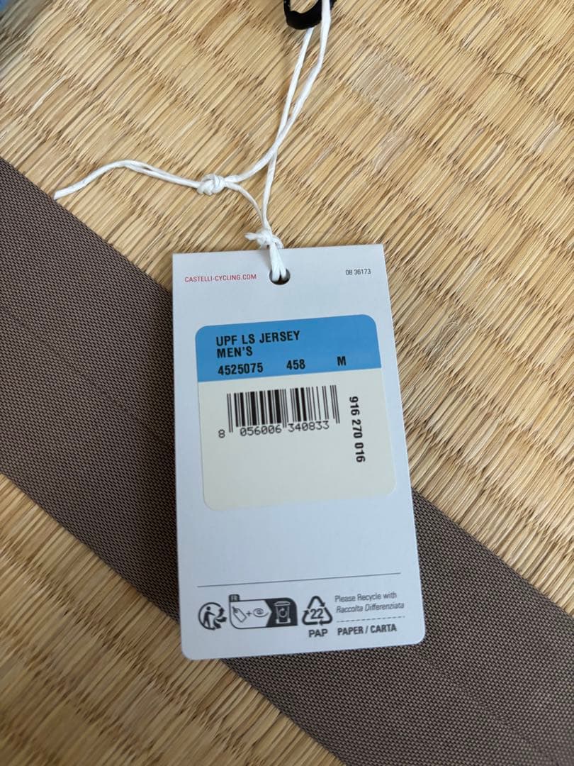 Castelli UPF LS JERSEY メンズ M 青