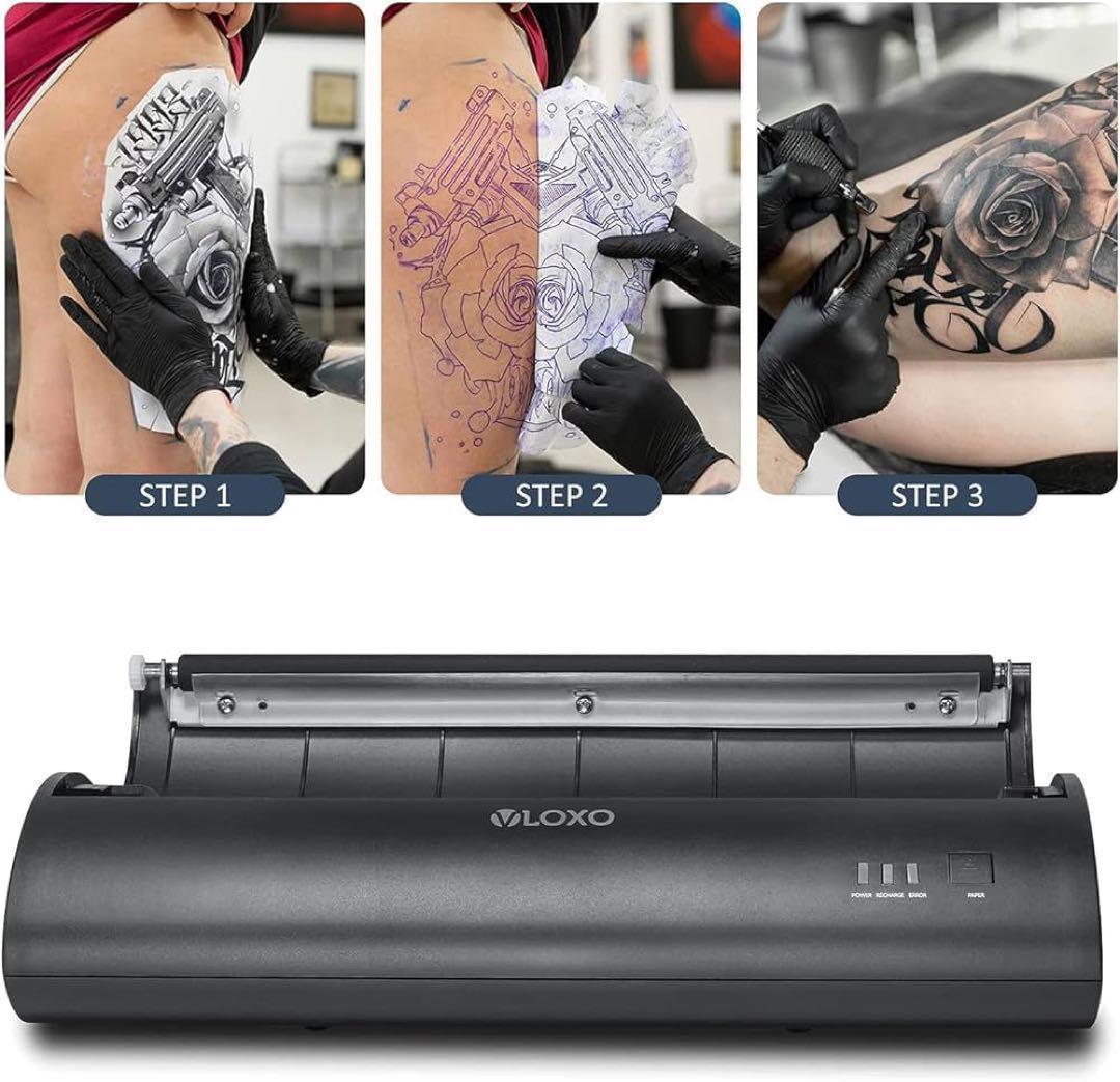 【新品未使用】タトゥーマシン 転写機 サーマルコピー ポータブル.