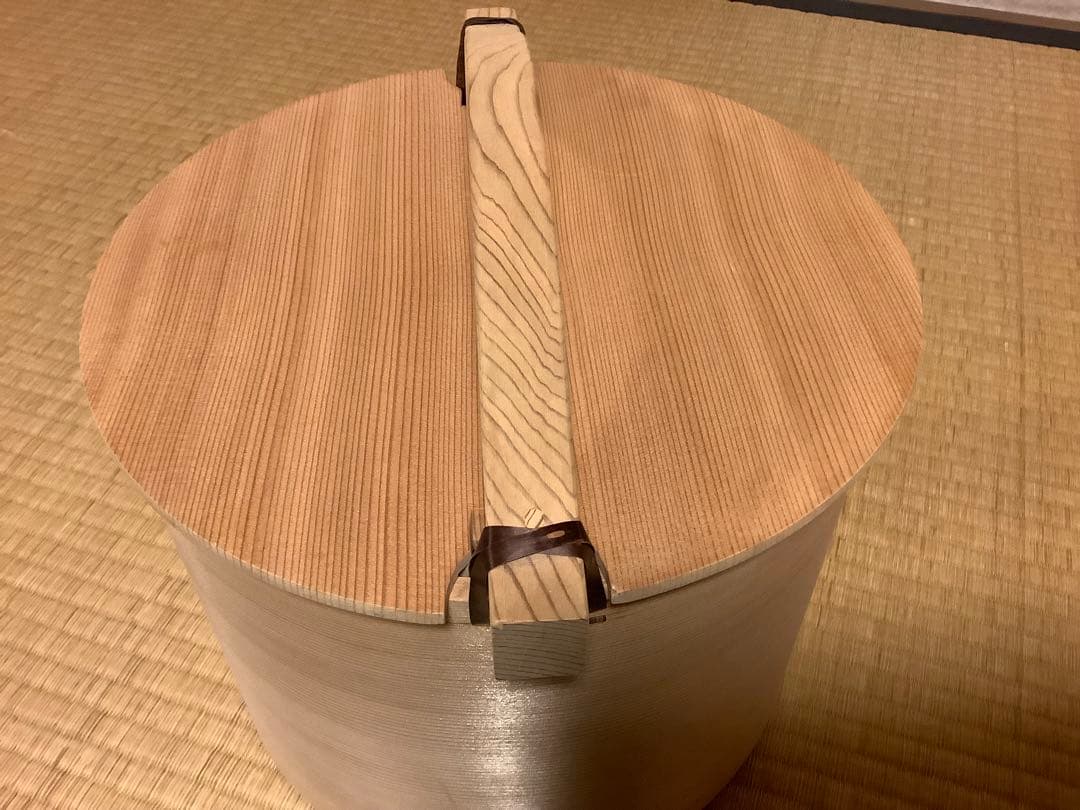 茶道具　湯桶+つくばい柄杓