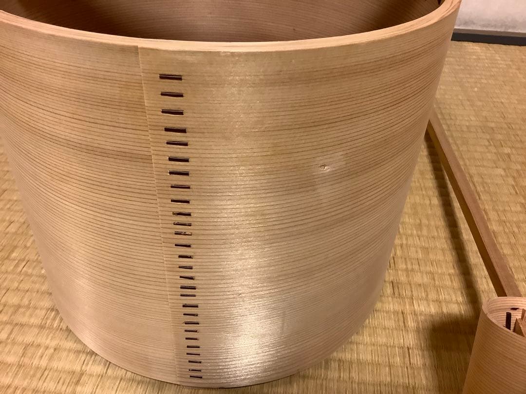 茶道具　湯桶+つくばい柄杓