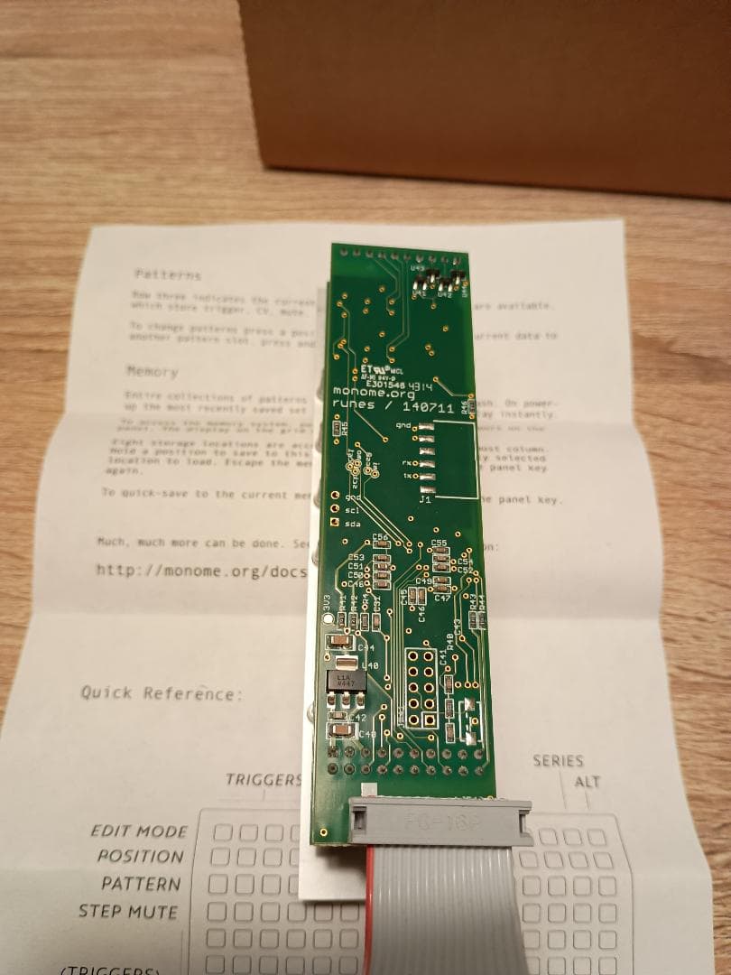 Monome White Whale/Switch モジュラーシンセ