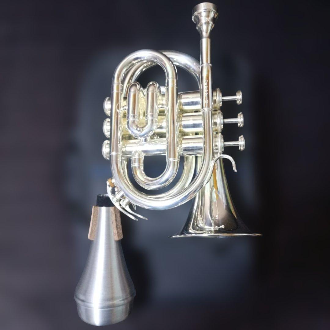 BRIILER ブリエル ポケットトランペットS 本体 専用ケースアルミミュート