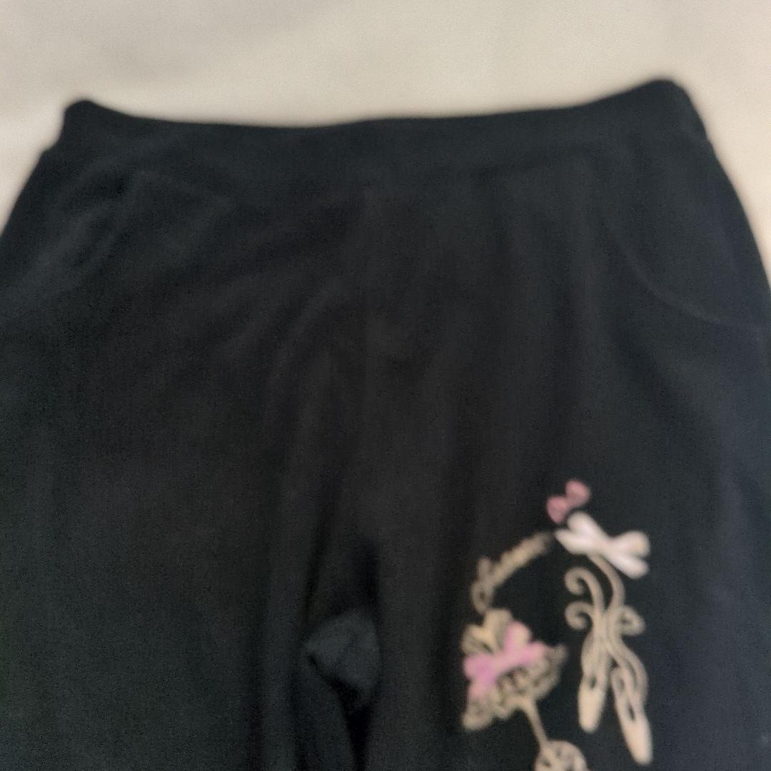 Chacott　キッズ　ウォームアップジャケットパンツ　セット　140K 黒