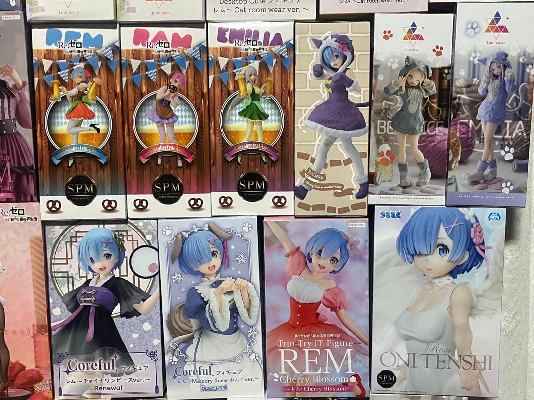 【非売品】 リゼロ レム ラム エミリア フィギュア 40種 まとめ売り