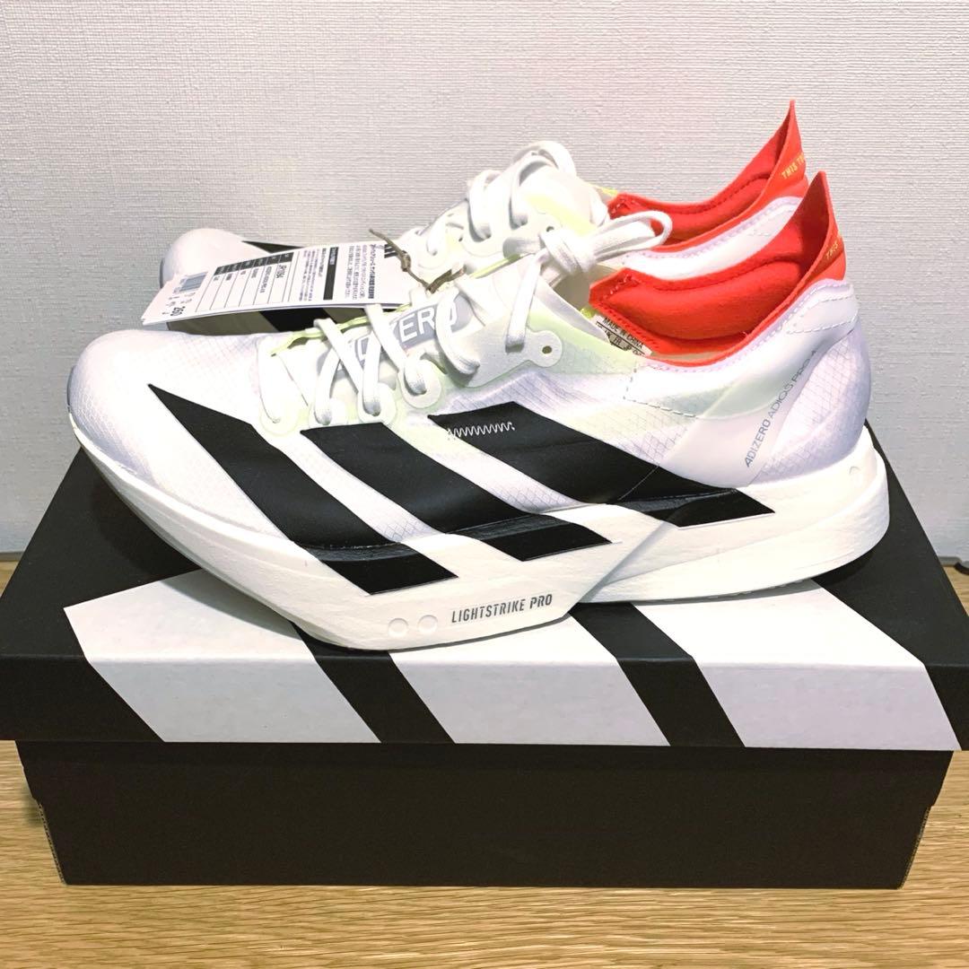 夜10時まで価格その後削除❗️貴重新品未使用26白adizero adiospro