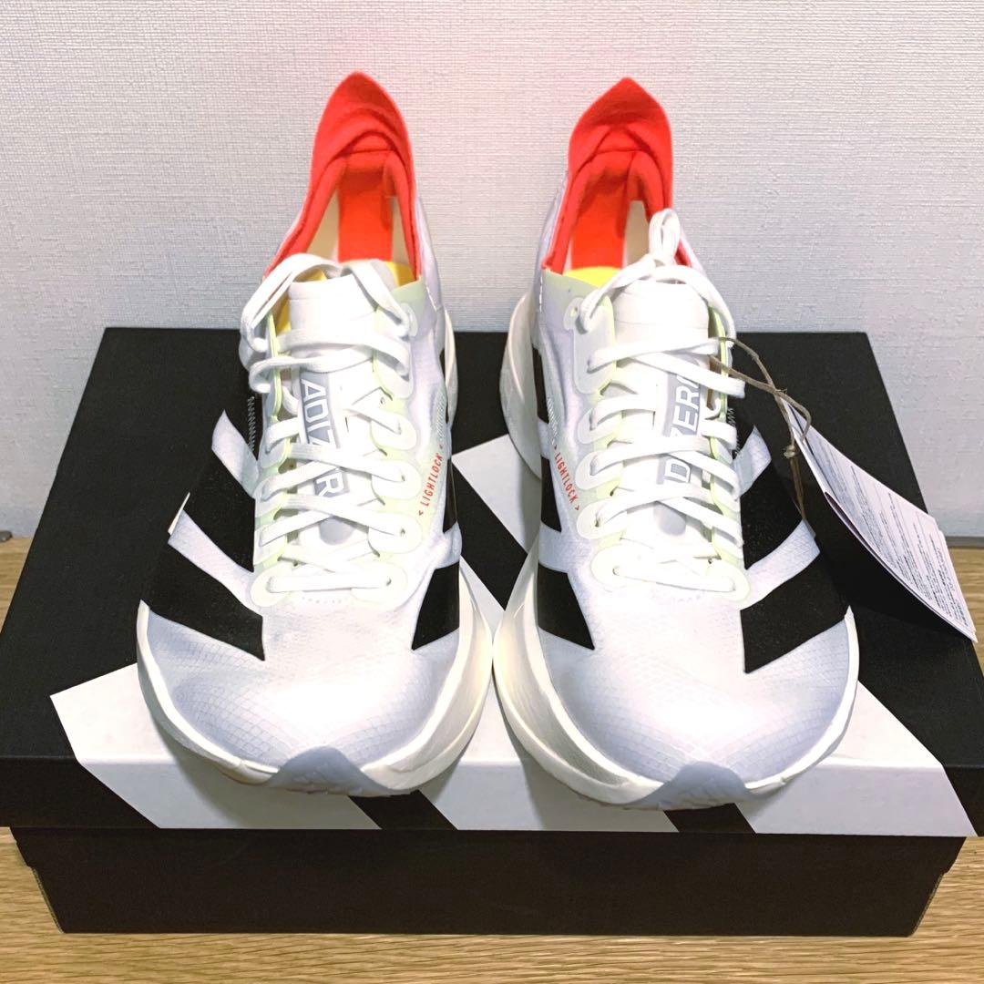 夜10時まで価格その後削除❗️貴重新品未使用26白adizero adiospro