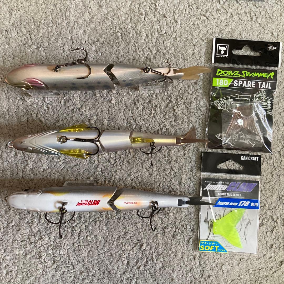 ビッグベイト　3個&スペアテール　セット