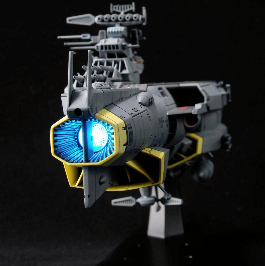 【フォロー割10%】1/1000バンダイ　ヤマト3199ヒュウガ級 戦闘航宙母艦