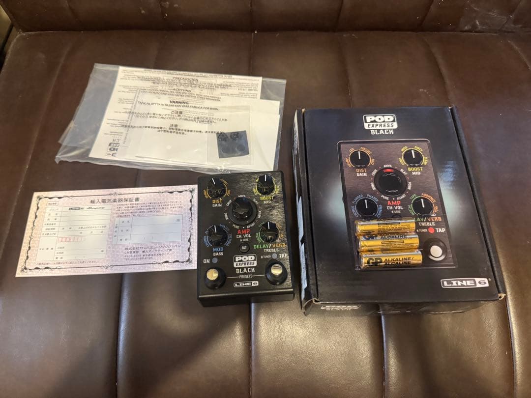 LINE 6 POD Express Black コンパクト マルチ
