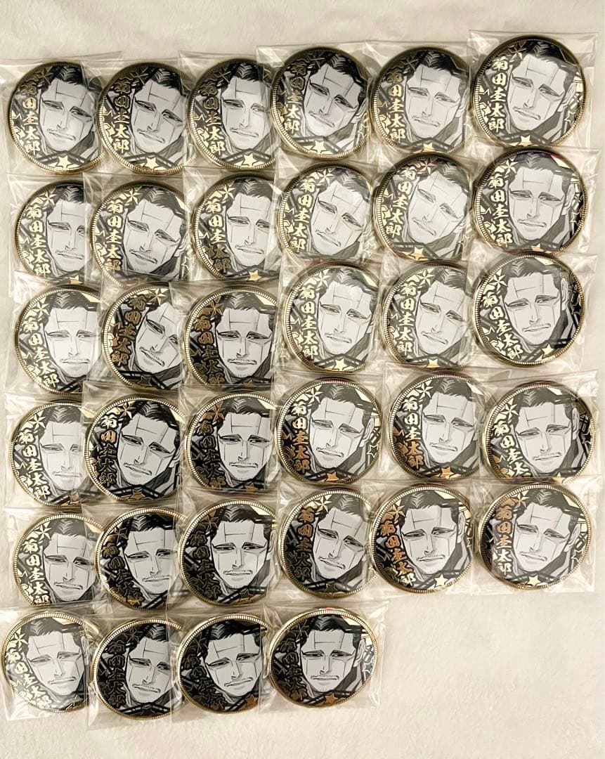 ゴールデンカムイ 菊田杢太郎 黄金バッジ 缶バッジ　金カム