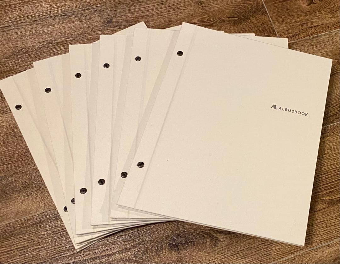 まろさん3¯● さま専用　ALBUS アルバム アイボリー 6冊・レフィルセット