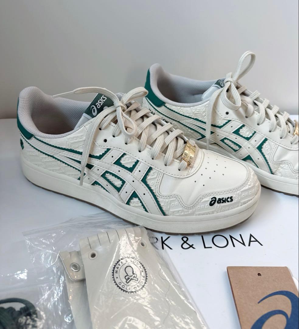 美品 ★ マークアンドロナ アシックス コラボシューズ 正規品 スパイクレス