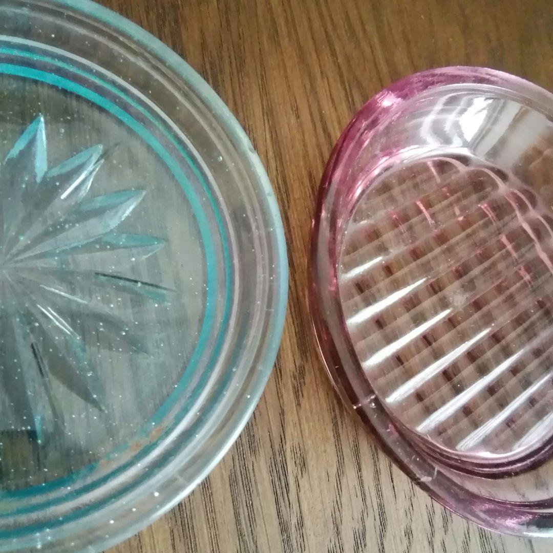 ガラスコースター各種　11枚　昭和レトロ　富士山　幾何学文様