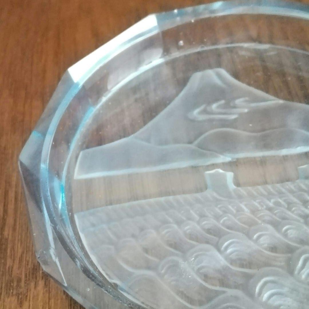 ガラスコースター各種　11枚　昭和レトロ　富士山　幾何学文様