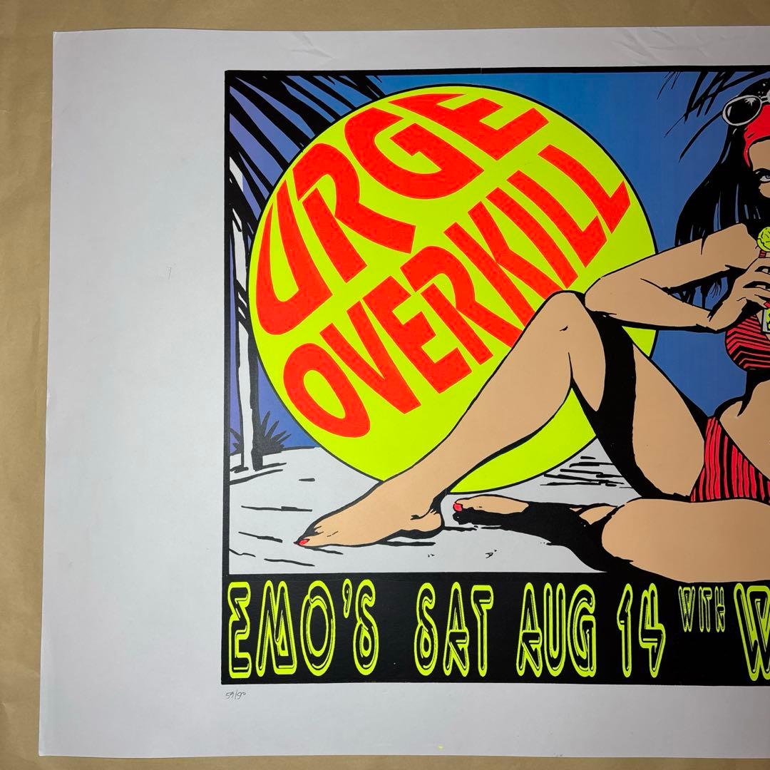 KOZIK URGE OVERKILL シルクスクリーンポスター