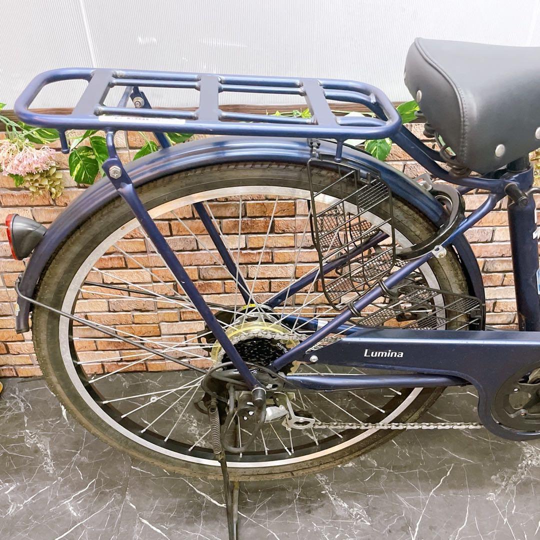 【46】一般車 ママチャリ Lumina ブルー 紺色