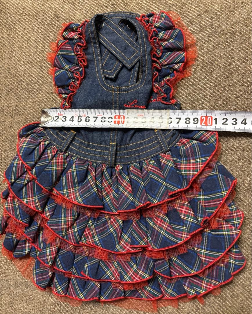 S*O様 Luxe birdie リュクスバーディ プレイドデニムスカート　S