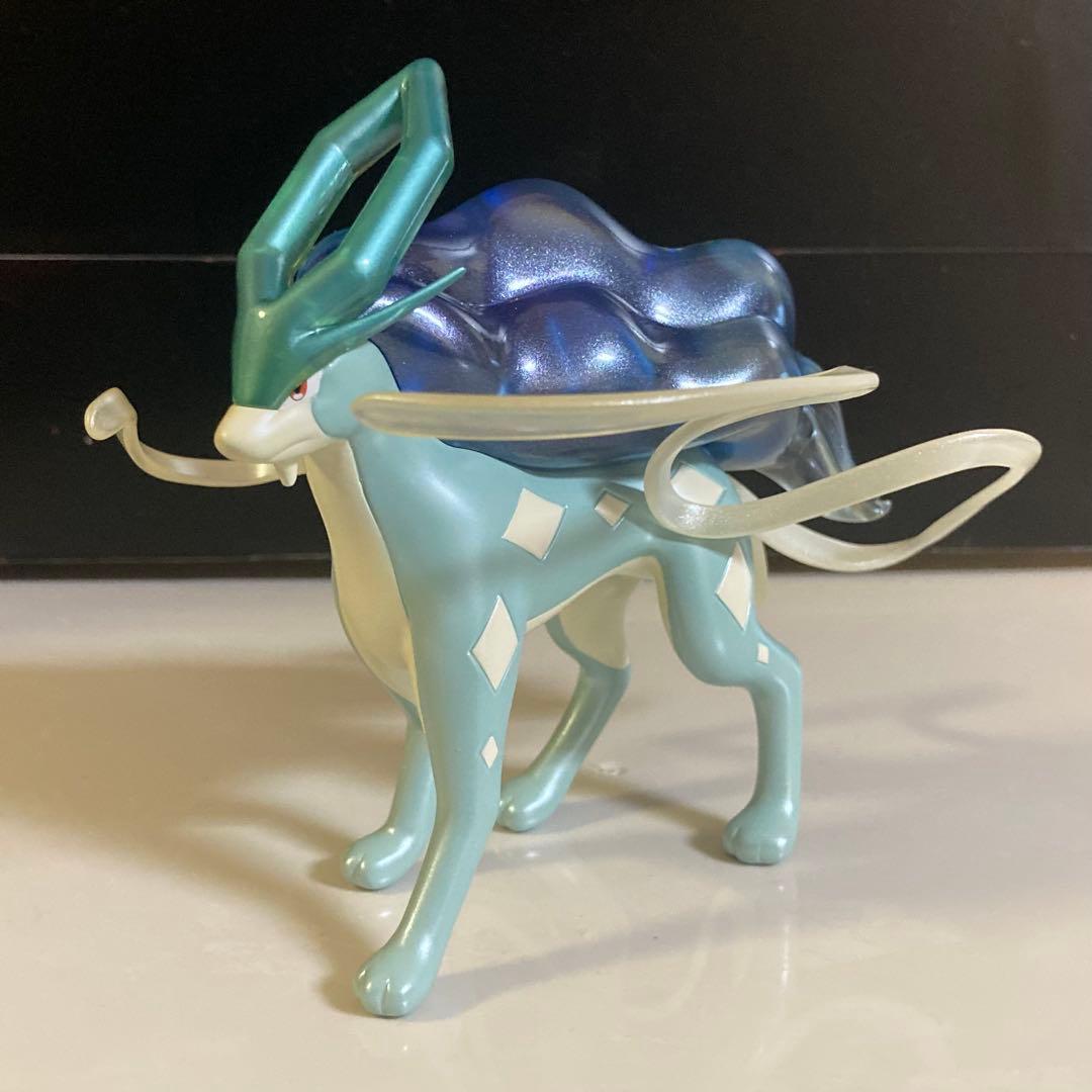 【希少❗️•非リペイントフィギュア】色違いスイクン　スケールワールド　フィギュア