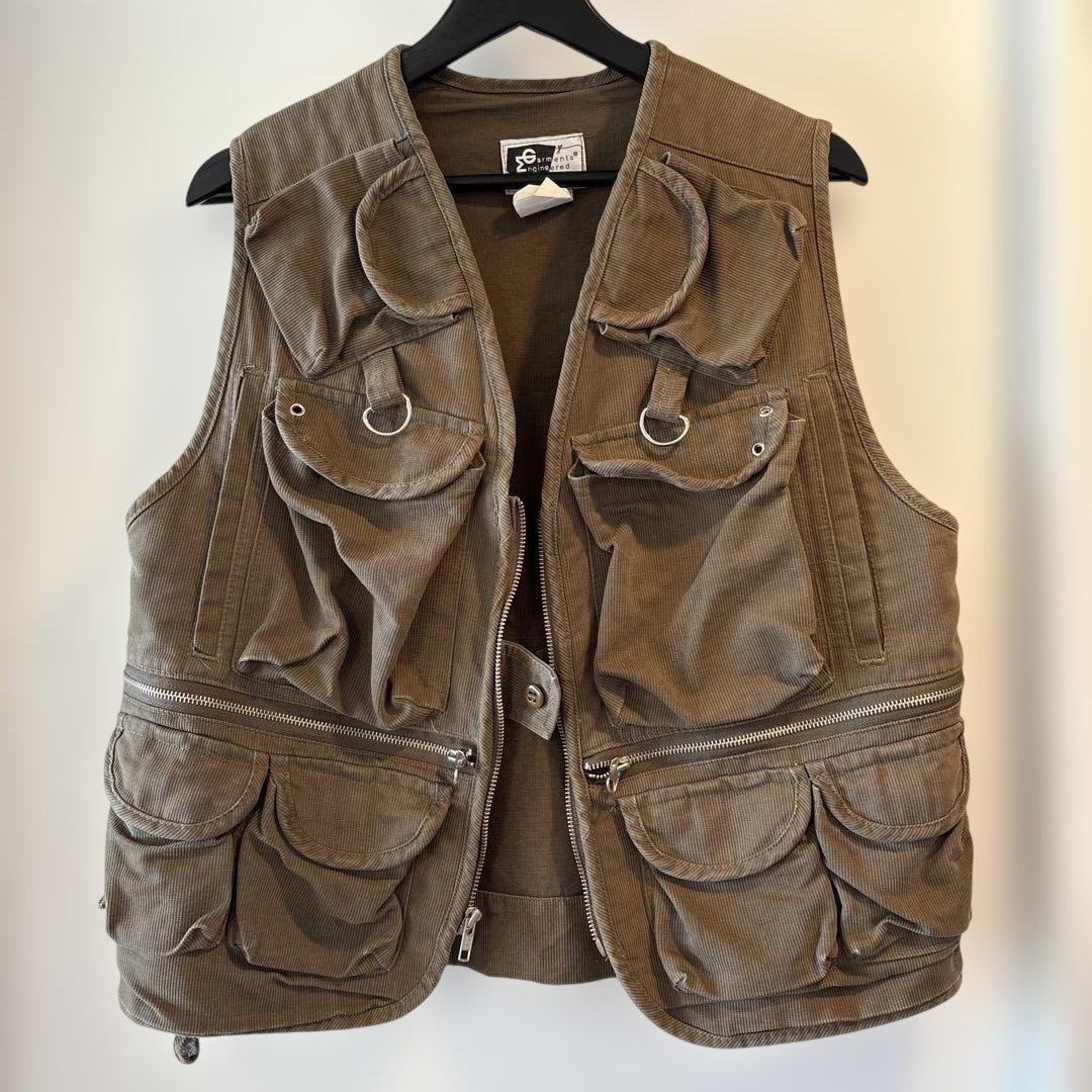 Engineered Garments フィッシングベスト Sサイズ　オリーブ