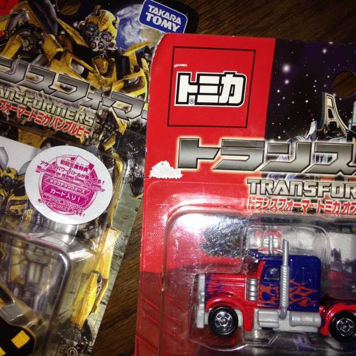映画 トランスフォーマー トミカ ミニカー 二台 セット