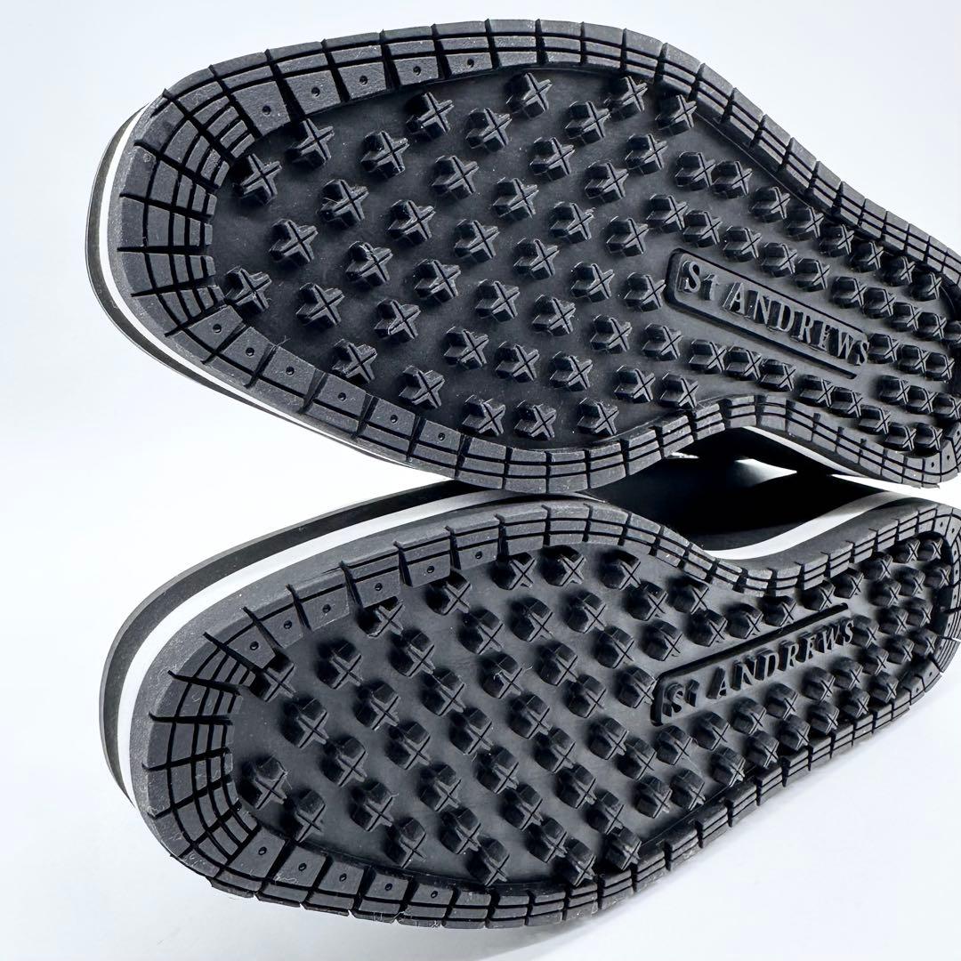 未使用タグ付✨セントアンドリュース ゴルフシューズ スパイクレス M シルバー