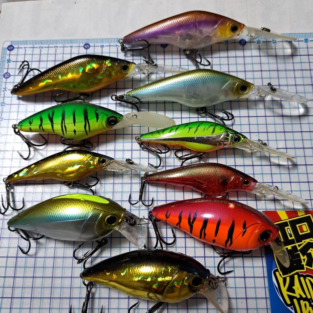 デュエル　ハードコア　クランク　シャッド 10点セット。