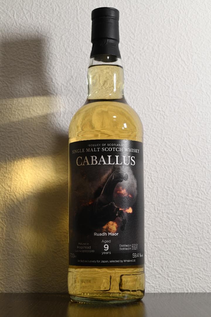 ウイスキー CABALLUS Ruadh Maor Aged 9yeas