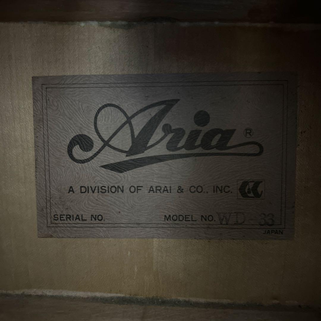 Aria WD-33 アリア　ジャパンビンテージ　ダヴタイプ