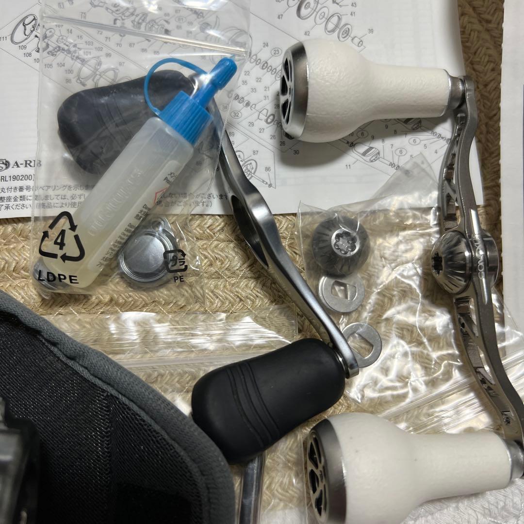 シマノ カルカッタコンクエストDC201 美品 バリアル新品 アンタレス レフト