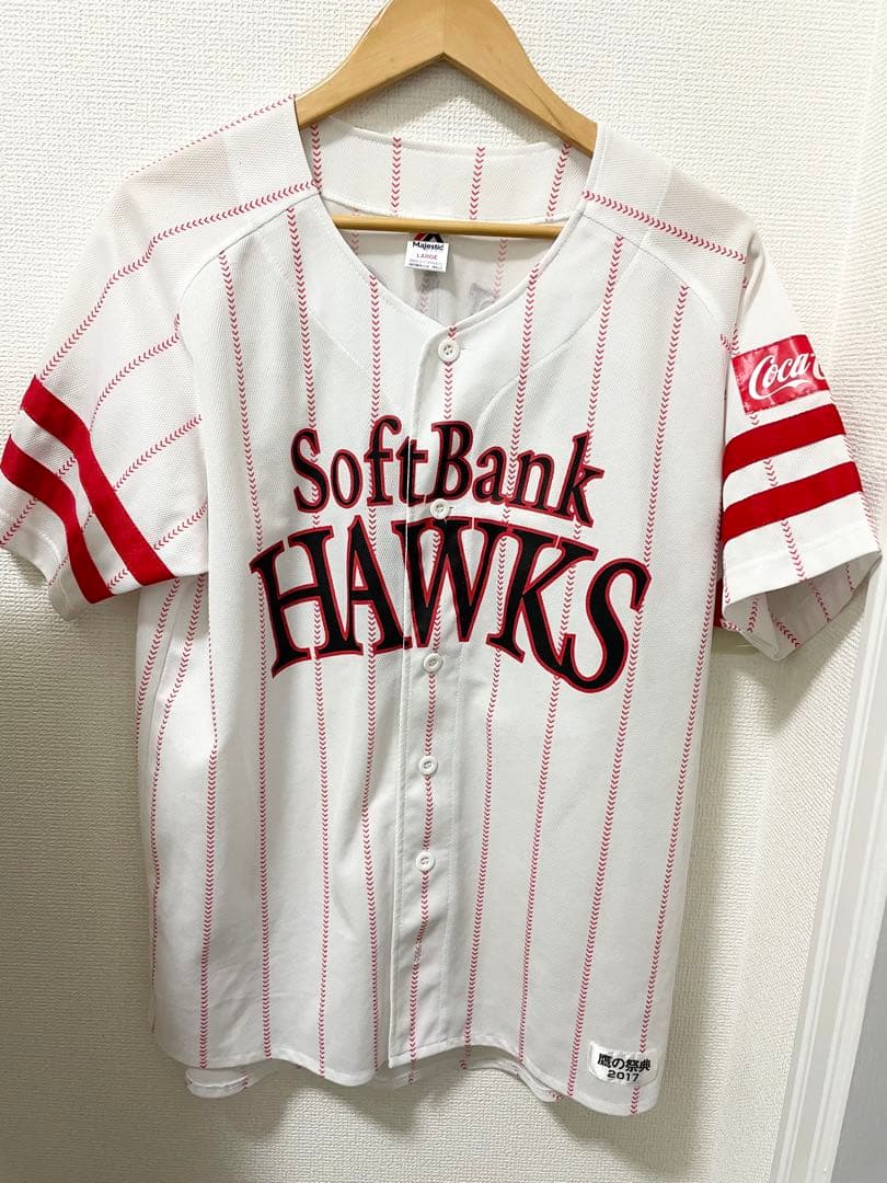 SoftBank HAWKS 刺繍ユニフォーム柳田9