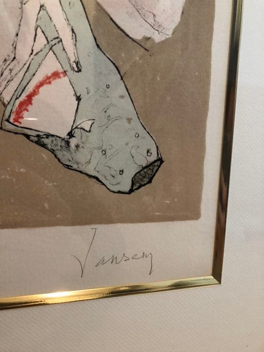 ジャン・ジャンセン リトグラフ