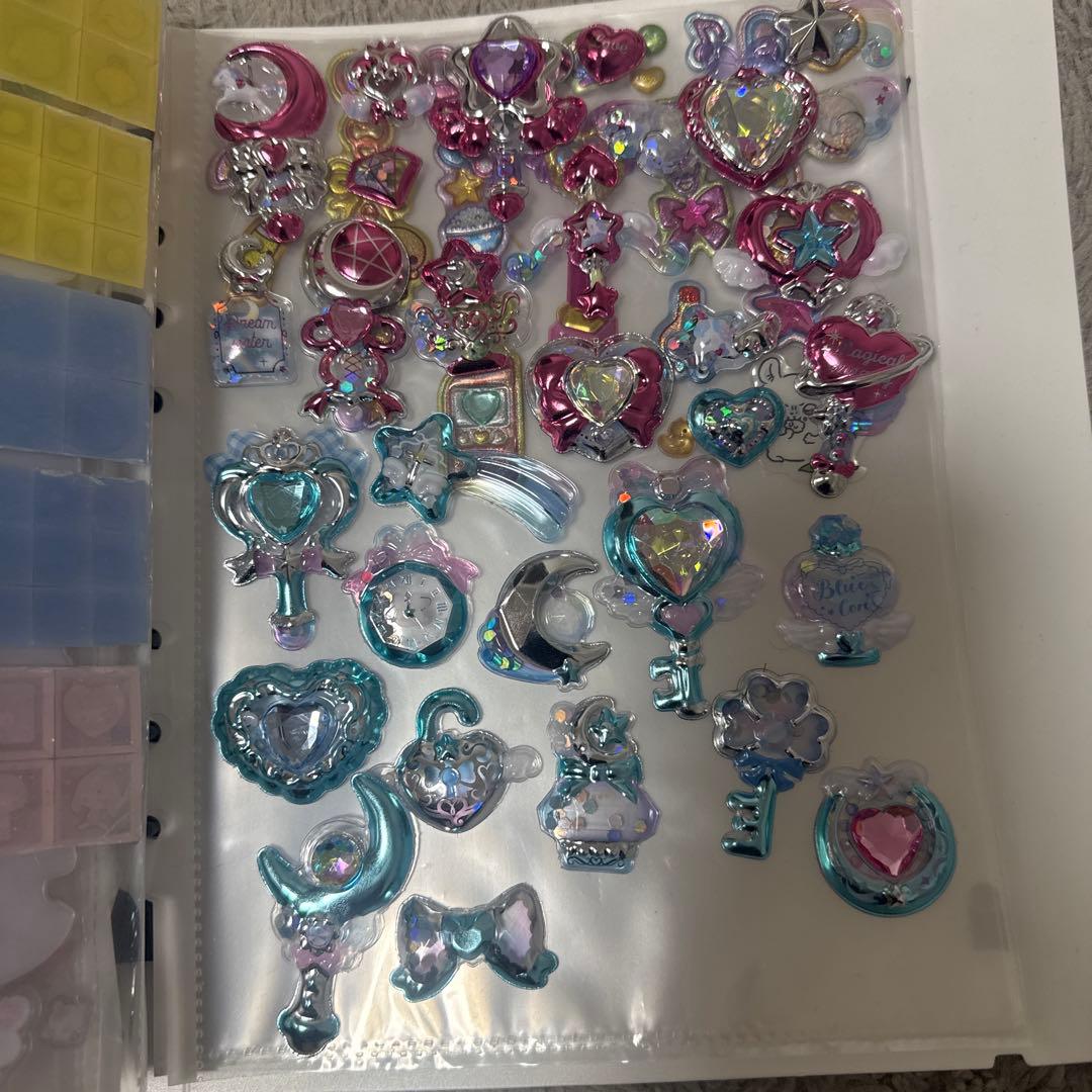 シール帳完成品20ページ ボンボンドロップシール タイルシール ウォーターシール