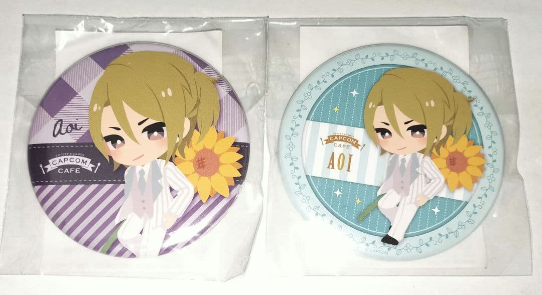 囚われのパルマ アオイ 缶バッジ セット カプコンカフェ 3周年