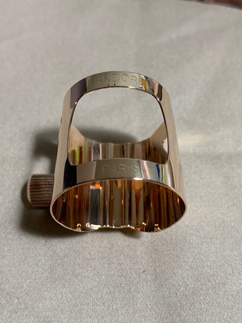 美品 バンドレン オプティマム リガチャー アルトサックス ピンクゴールドメッキ