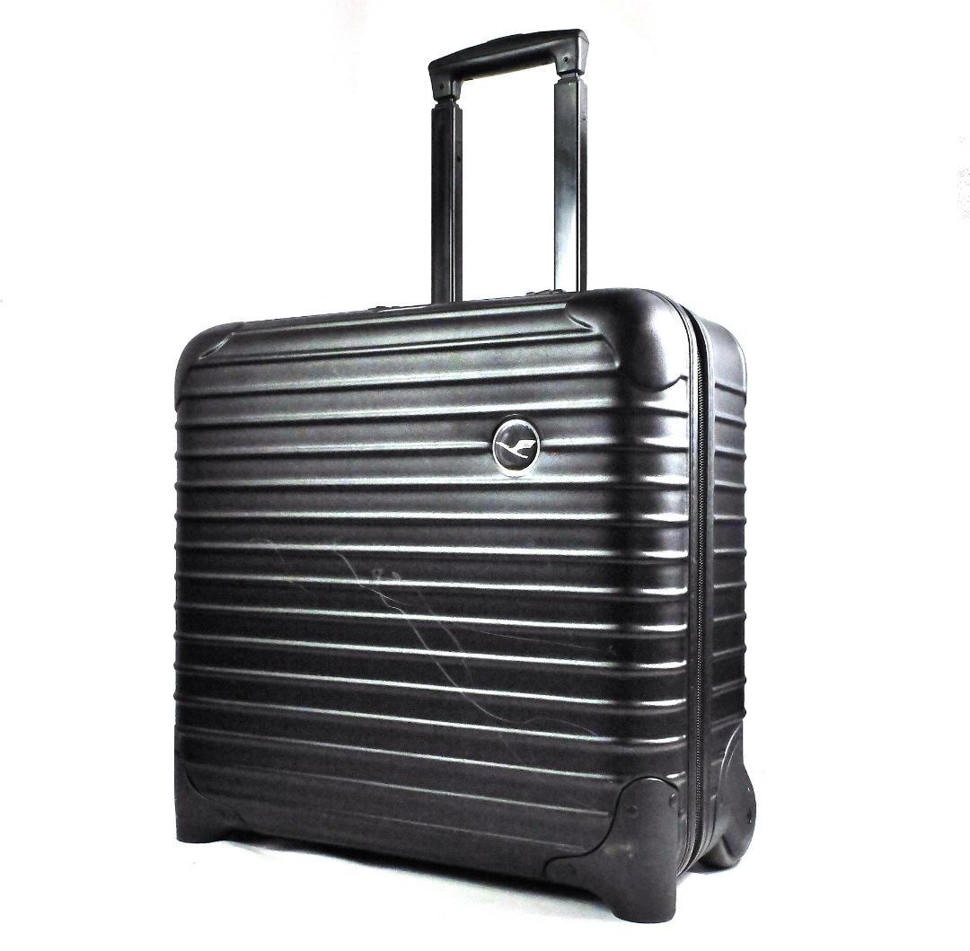 リモワ ルフトハンザ『Air Light』2輪ビジネストロリー BK【訳有美品】