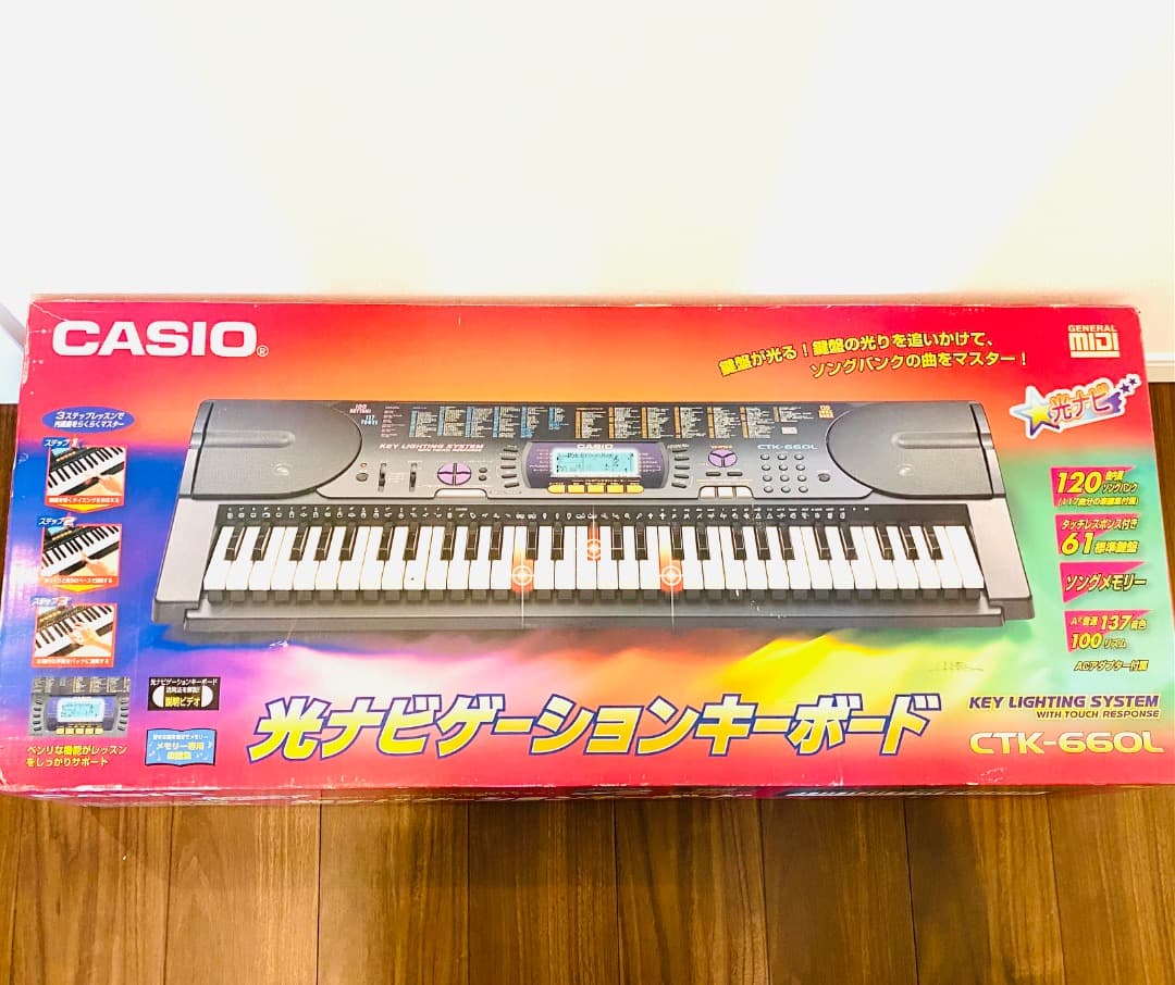 た*う様 美品！動作確認済み CASIO 電子キーボード CTK-660L 譜面