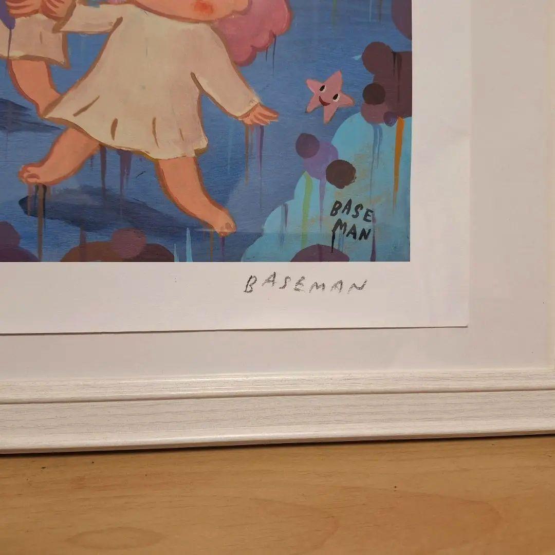 【希少・サイン入】ゲイリー・ベースマン×サンリオ 版画 49/150 額装済