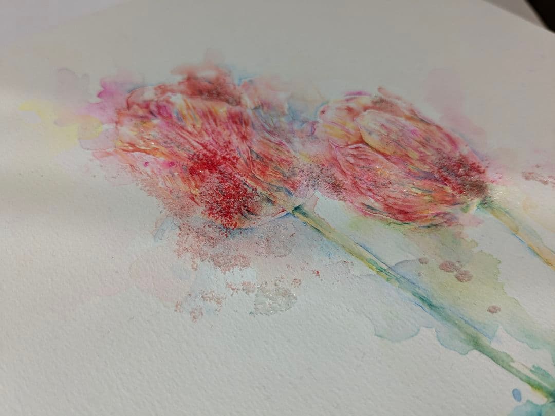 【水彩画・原画】炎のように