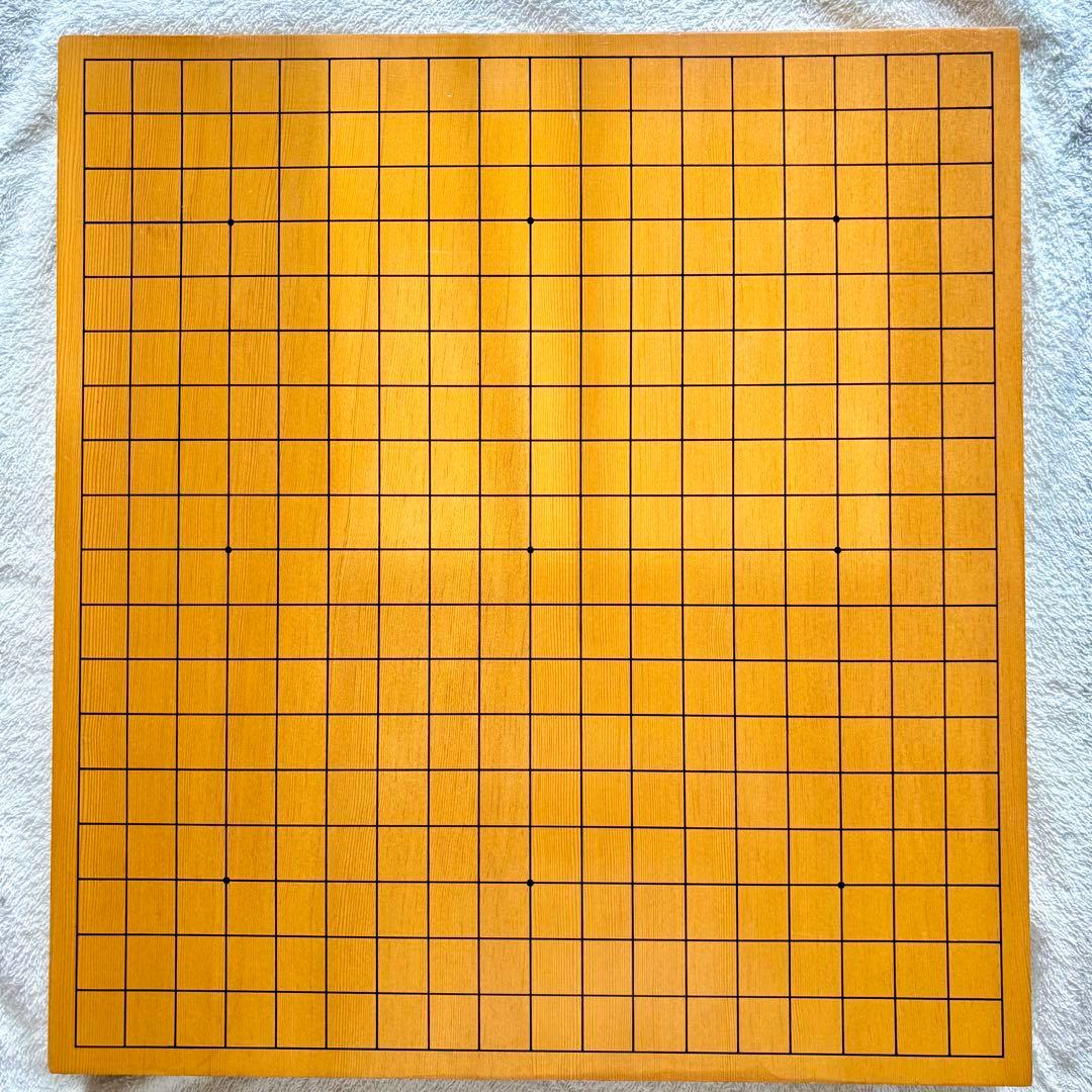 囲碁② 卓上碁盤＋碁笥＋碁石(蛤・那智黒) 33号・月 3点セット