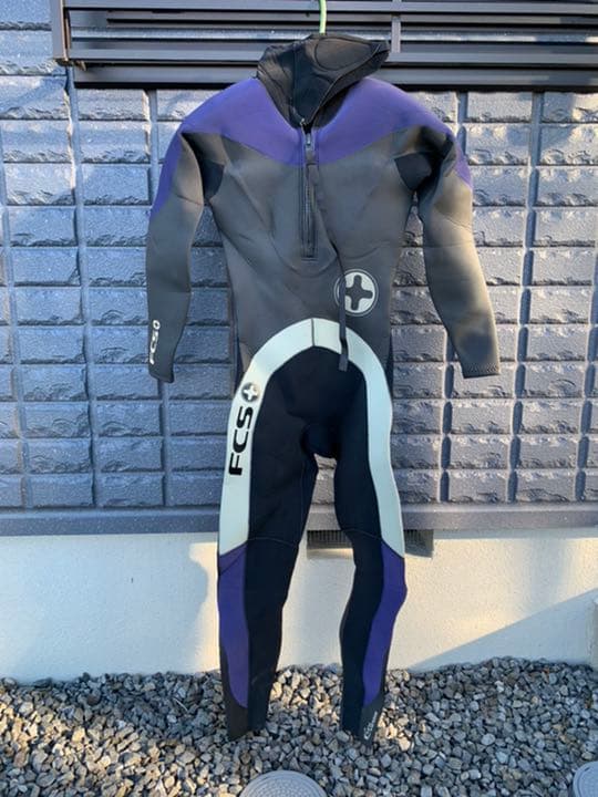 FCS + フルスーツ 3×2mm S ウェットスーツ サーフィン 美品