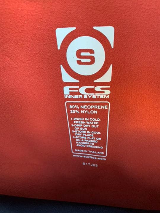 FCS + フルスーツ 3×2mm S ウェットスーツ サーフィン 美品
