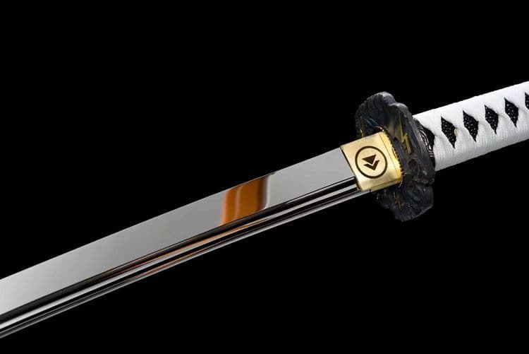 対馬島の魂鏡面金 武具　刀装具　日本刀　模造刀 居合刀
