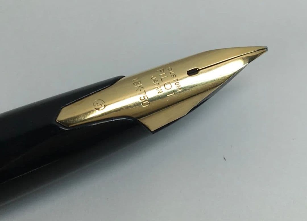 PILOT　Elite　パイロット　エリート　万年筆　純銀　ペン先18K750