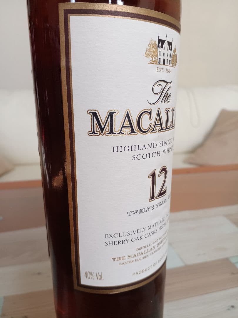 旧ボトル Macallan 12年 シェリーオーク 2011年流通品 マッカラン